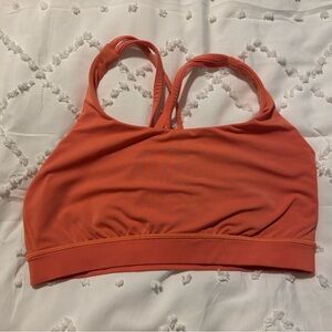 Lululemon Orange Sports Bra